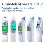 400X Ear Thermometer Probe Covers, for All Braun Thermometer Ear Covers, Lens Filters, Refill Caps,Disposable Ear Thermometer Covers (400)