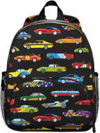 Toddler Backpack for Boys 3-8: Preschool Kindergarten Backpack - Cute Kids Backpacks for Boys-Sports Car