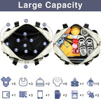 ITIEZY Diaper Bag Tote for Baby - Large Mommy Bag with Portable Changing Pad Pacifier Case, Hospital Bags Travel Baby Bag