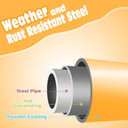 JAXPETY Climbing Dome, 7FT Outdoor Jungle Gym for Kids Ages 4-8, Toddler Monkey Bars for Backyard, Doorway Playground Climbing Structures for Toddler Climbing, Montessori Climbing Set for Dome Climber