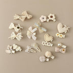 20 PCS Toddler Hair Clips 2.4 Inch Baby Girl Hair Bows Fully Covered Barrettes Infant Hair Accessories for Babies and Kids