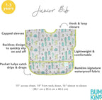 Bumkins Bibs - Toddler Bibs, Waterproof, Large for 1-3 Years, Short Sleeve