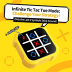 Tic Tac Toe Game, 3-in 1 Electronic Handheld Game Console, Road Trip Activities for Kids - Juegos para Niños - Ideal Gifts for Kids and Adults