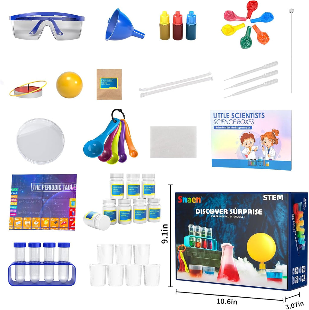 SNAEN 220+ Lab Experiments Science Kits for Kids, STEM Educational Learning Scientific Tools,Birthday Gifts and Toys for 3 4 5 6 7 8 9 10 11 12 Years Old Boys Girls Kids