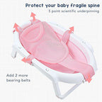 Universal Baby Bath Seat - Slip Proof and Detachable Bathtub Sling for Newborns and Infants, Sturdy Practical Bathtub Insert for Easy Bathing