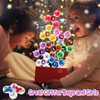 Gigilli 12 Packs Fidget Spinners for Kids Adults, Light up Party Favors Goodie Bags Stuffers for Kids 8-12, Stress Relief Fidget Toys Bulk Glow in the Dark Party Supplies, Fidgets for Classroom Prizes