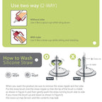 GROSMIMI Spill Proof no Spill Magic Sippy Cup with Straw with Handle for Baby and Toddlers, Customizable, PPSU, BPA Free 10 oz (Beige)