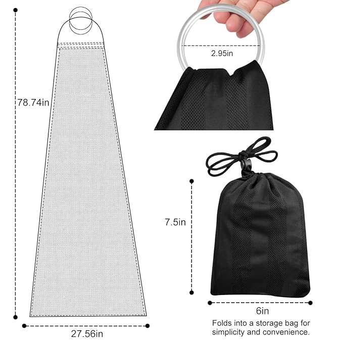 Water Ring Sling Baby Carrier, Adjustable Lightweight Breathable Newborn Carrier Sling for Summer, Swimming, Pool, Beach, Front Chest Mesh Infant Wrap Carrier for Baby Gift（Black）