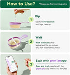 Easy@Home PdG Test Strips: 5 Pack - Track Ovulation Insights with Progesterone Urine Tests – at Home Fertility Test for Women with Premom Ovulation App - PdG (Pregnanediol Glucuronide) Tests
