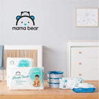 Amazon Brand - Mama Bear 99% Water Baby Wipes, Hypoallergenic, Fragrance Free, 72 Count