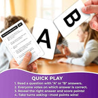QUOKKA Who Knows Better? - History - Family Card Trivia Game | Fun Learning & Educational Questions for Families | Suitable for Boys & Girls