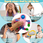 Transformable Fidget Spinners for Kids and Adults, 4 Pack Fidget Toys for Teens Anxiety, Sensory Toys for Autism ADHD Stress Relief, Gift Party Favors for Boys Girls, Random Color