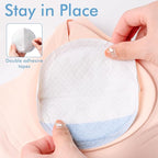 NCVI Super Absorbent Disposable Nursing Pads 180 Count, Stay Dry Breast Pads for Leaking Milk, Soft and Breathable, Leakproof Nipple Pads Individually Wrapped, Breastfeeding Essentials for Moms