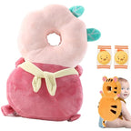 Baby Walker Head Protector Backpack Wear,Toddler Adjustable Baby Head Protection Backpack for Safety Baby Learning Walking Crawling (Pigs)