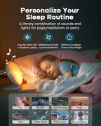 Dekala Sunrise Alarm Clock with 3-in 1 Wireless Charging Station, White Noise Sound Machine, 11 Light & 15 Sounds, Alarm Clocks for Heavy Sleepers Bedroom, Compatible with Apple Watch/Airpods/iPhone