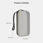 tomtoc Passport Holder Family with RFID Blocking, Passport Wallet Women Men, with Airtag & Sim Card Holder and Eject Pin, Travel Document Organizer with Wrist Strap, Up to 4 Passports, Water-resistant