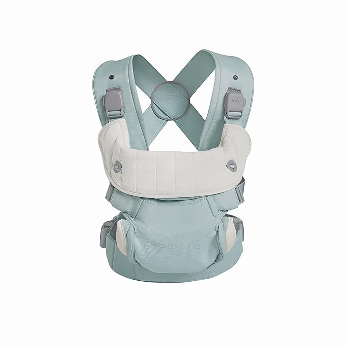 Joie Savvy lite 3-in-1 Baby Carrier – Lightweight, Ergonomic Baby Carrier with 3 Carry Positions, Padded Straps, and Lumbar Support (Mineral)