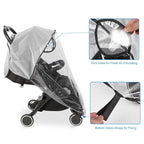 Clear Stroller Rain Cover, Universal Travel Weather Shield Breathable Baby Stroller Rain Cover for Windproof, Waterproof, Protect from Sun Dust Snow