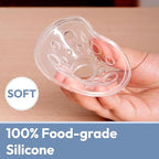 NCVI Manual Breast Pump for Breastfeeding Small Nipple, 20mm Silicone Soft Flange Single Hand Held Pump Breast Milk 5oz, BPA-Free with Two Kinds of Suction Adjusted Suitable for 17/18/19/20mm Nipples