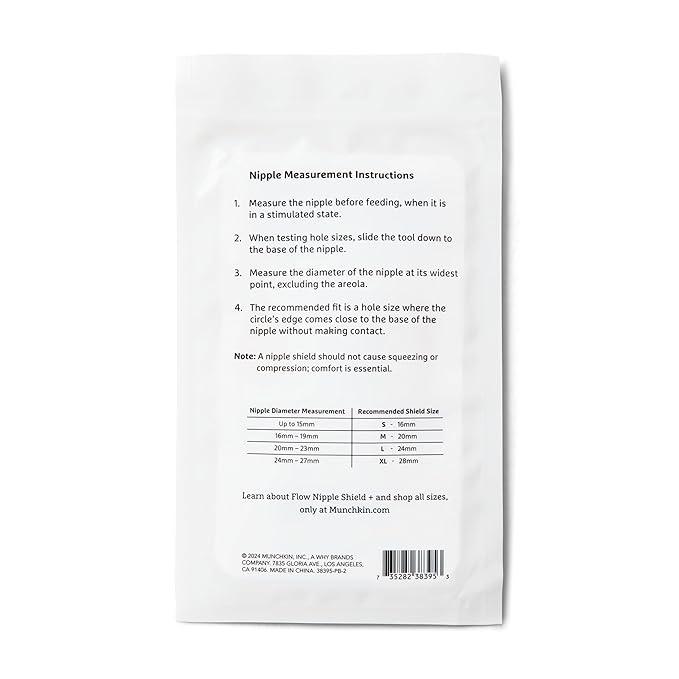 Munchkin Nipple Sizing Tool for Breastfeeding Moms