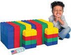 Big Blocks for Kids Ages 4-8, Indoor & Outdoor Blocks for Kids Jumbo Games, Large Building Blocks (96 PC) Standard Set