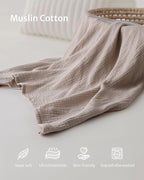 Blissful Diary Muslin Nursing Cover for Breastfeeding, Breathable Breastfeeding Cover up with Arch Neckline for Women, Nursing Apron (Agreeable Gray)