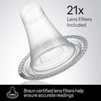 Braun ThermoScan 7+ Connect Digital Ear Thermometer - Family Care App Compatible, Age Precision Technology, Color-Coded Display, No. 1 Brand Recommended by Pediatricians