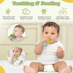 Baby Fruit Feeder & Baby Breastmilk Popsicle Molds-WAJIAYON Silicone Babies Food Freezer Tray Storage Containers, Infant Food Pacifier Feeder and Teether Infant Teething Feeders