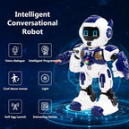 Kids Robot Toys, Remote Control Robot, Programmable Robot with Recorded Voice Music Dance Control, Gift for Toddler Boys and Girls