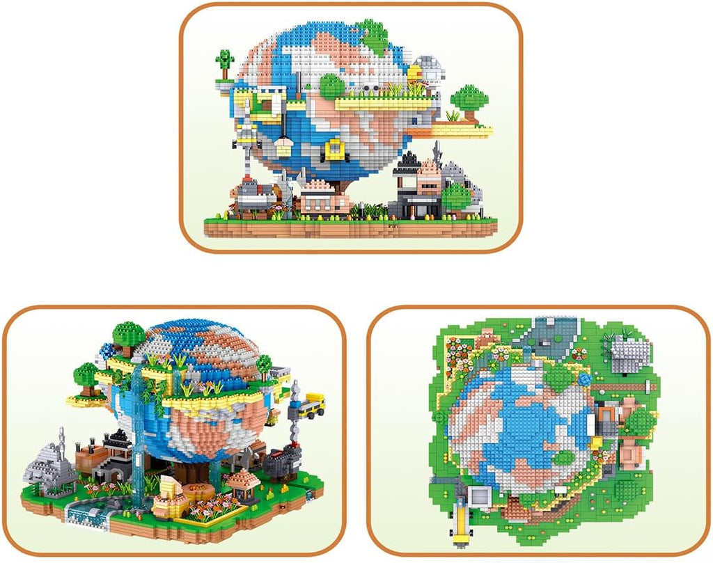 Architecture Global Village Micro Building Blocks Set（5452PCS） - Architectural Model Toys Gifts for Kid and Adult