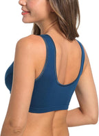 SUIEK 4 Pack Nursing Sleep Bra Maternity Bralette Cotton Breastfeeding Bras