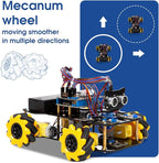 Smart Robot Car Kit Compatible with Arduino, Robotics for Kids Ages 8-12 12-16, Electronic Programming Project/STEM Science Kits Coding Gifts for Adults and Youths