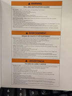 BabbleRoo Grow Carrier – Safety-Certified 6-in-1 Baby Carrier with Hip Seat, Ergonomic & Adjustable Toddler Carrier 7-50 lbs with Hip Support, Hood for Sun Protection, Newborn to Toddler, Denim Leaves