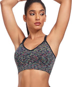 Suekaphin 3 Pack Sports Nursing Bra for Breastfeeding Supportive Bralette Pregnancy Maternity Wirefree Support for Women