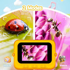 Microscope for Kids, 3'' Digital Handheld Kids Microscope with Adjustable Light, 1000X 1080P Pocket Portable Mini Micro Scope, Stem Toys for Ages 5-7 8-12 Teen Boys and Girls Educational Gifts, Orange