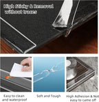 Edge Corner Protector Baby Proofing,Soft Clear Furniture Table Corner Guard & Edge Safety Cabinet Door Bumper,Crib Bumpers,Wall Protector(4Ft x 0.8" W x 0.08" Th)