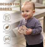 Snack Containers for Toddlers, Kids - 2 Pack Food Grade Silicone Snack Cups with Grip Handle (Blush/Mauve)