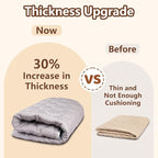 Baby Play Mat, 50x50 Playpen Mat with Super Soft Touch, Activity Mat with Upgraded Anti-Slip Bottom, Machine Washable Crawling Mat for Floor & Picnic (Boho Gray)