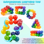 3PCS Autism Sensory Toys for Autistic Children , Sensory Fidget Toys for Adults Kids, Autism Toys for Toddlers 3-4, Travel Toys Gifts for Kids Ages 3 4 5 6 7+ ,Toddler Toys for Boys(A)