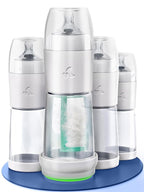 Set of 4 – Baby Night Bottle with Bottle Warmer – Baby Bottle with Integrated Formula Dispenser in The Bottle for Stress-Free Night Feedings (4 Bottles per Night)