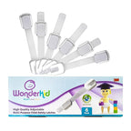 Adjustable & Reusable Child Safety Cabinet Locks & Latches, Baby Proofing Door Window, Cabinet, Toilet, & Refrigerator Lock, Child Safety Strap Locks with Adhesive Pads, Pack of 6, Silver - Wonderkid