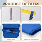 2 in 1 Baby Jumper with Swing - Indoor and Outdoor Use, Toddler Swing with Foldable Stand (Blue)