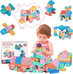 Top STEM Soft Building Block Sets for Kids Aged 18 months to 6 years old.Mega Building Blocks for preschool.Large Construction Block Toys for Toddler to Improve Imagination、Creativity、Hands-on Ability
