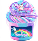 Unicorm Butter Slime kit 3 Colors,Fidget Toy,Squeezing Toys,DIY Education Art Craft Toys,Super Soft and Non Sticky,Scented,Party Favors and Birthday, in Bucket (10OZ)