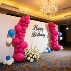140pcs Hot Pink Round Balloons Different Sizes 18 12 10 5 Inch Latex Balloons for Arch Decoration Party Balloon Kit for Graduation Birthday Party Wedding Balloon Baby Shower Decoration