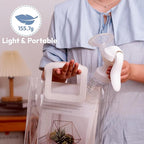 NCVI Manual Breast Pump for Breastfeeding Small Nipple, 20mm Silicone Soft Flange Single Hand Held Pump Breast Milk 5oz, BPA-Free with Two Kinds of Suction Adjusted Suitable for 17/18/19/20mm Nipples