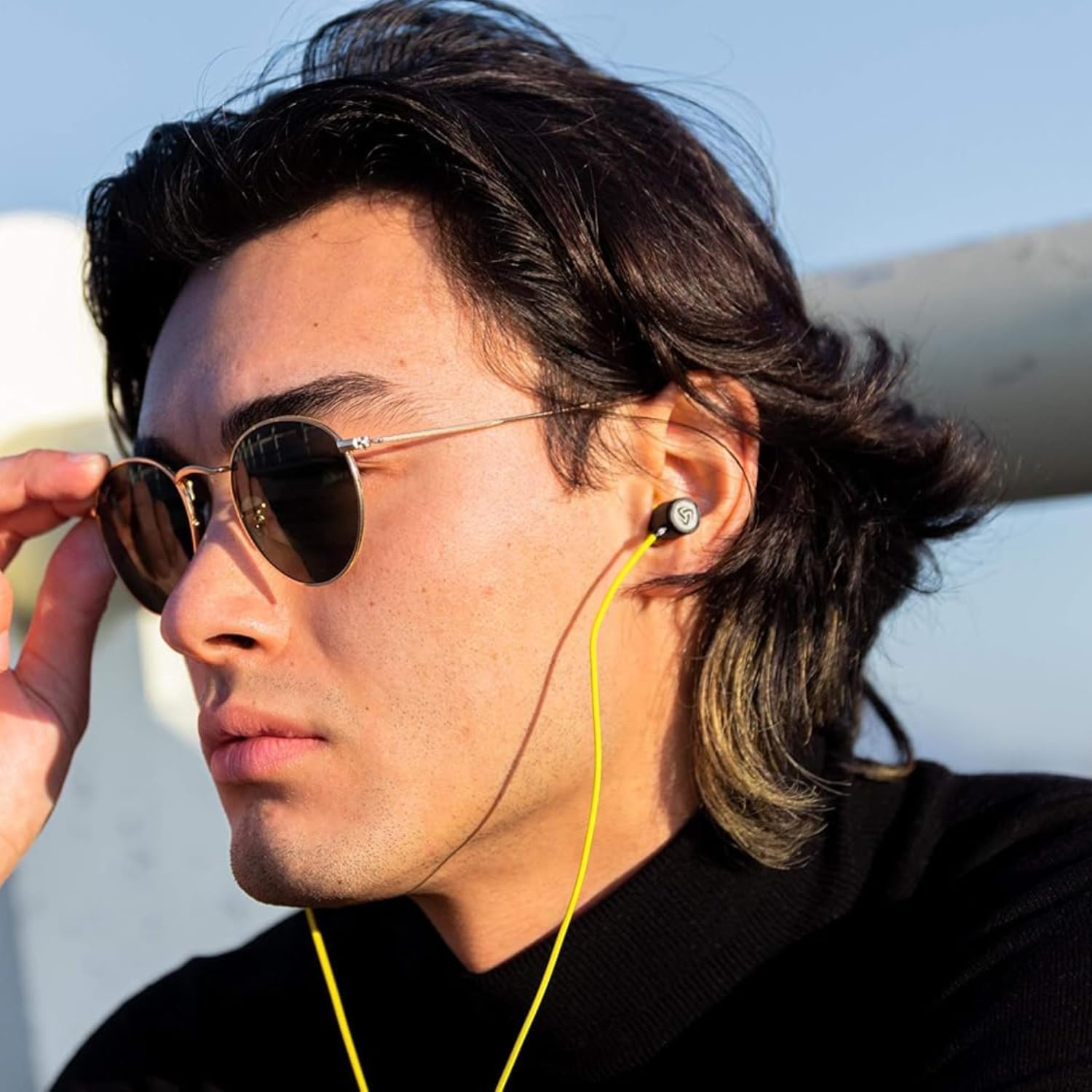 LUDOS Ultra USB C Headphones for iPhone 16 15 Pro Max Plus iPad Pro, 5 Years Warranty, Magnetic USB-C Earbuds for Samsung Galaxy S24 S23 Ultra S22 S21 FE S20 A55 A54 A53, USB Type C Earphone - Yellow