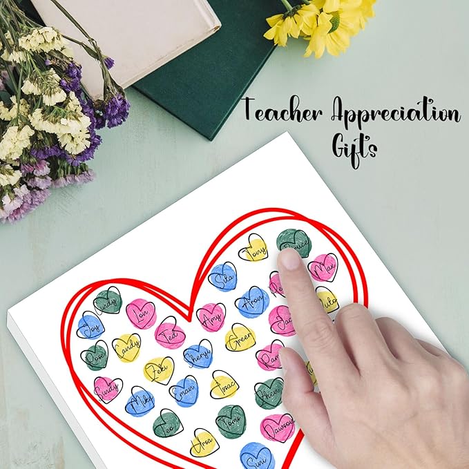 SHLINCO Teacher'S Day Gift For Female Teachers, Graduation Souvenirs, Student Fingerprint Creative Ornaments, Suitable For Desktop Decoration
