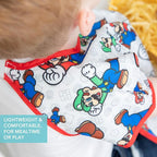 Bumkins Bibs - Toddler Bibs, Waterproof, Large for 1-3 Years, Short Sleeve