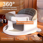 Baby Bath Seat for Babies: Non-Slip Infant Bathtub Chair with Suction Cups, Safe & Comfortable Baby Bath Support, Ideal for Sitting Up, Easy to Clean, Stable Design, Pink (6-24 Months)